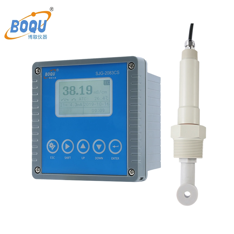 Boqu Sjg-2083CS Buy Price Water Naoh Nho3 HCl Digital Acid-Base Concentration Sensor Acid and Alkali Meter