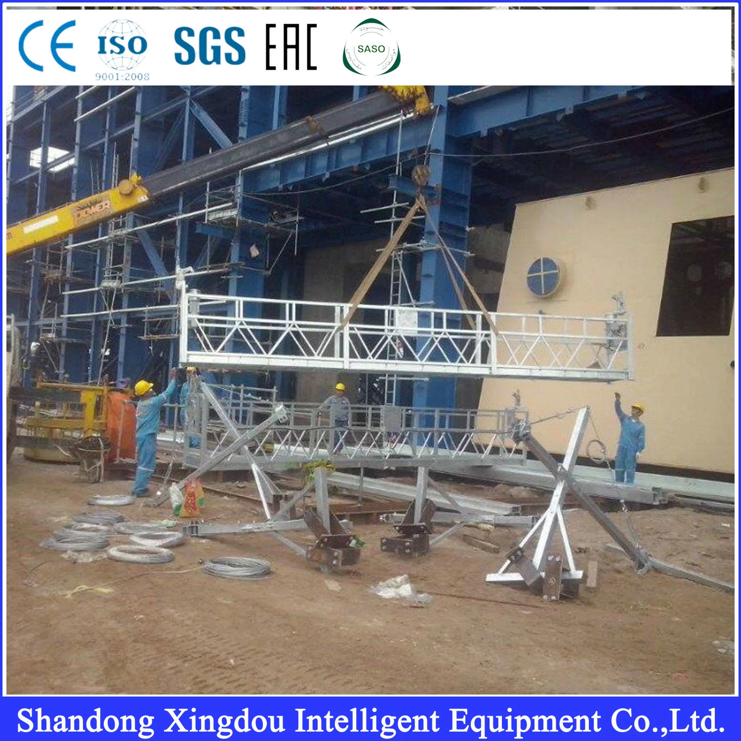 Window Cleaning Zlp Steel Powered Platform/Scaffolding for Cleaning