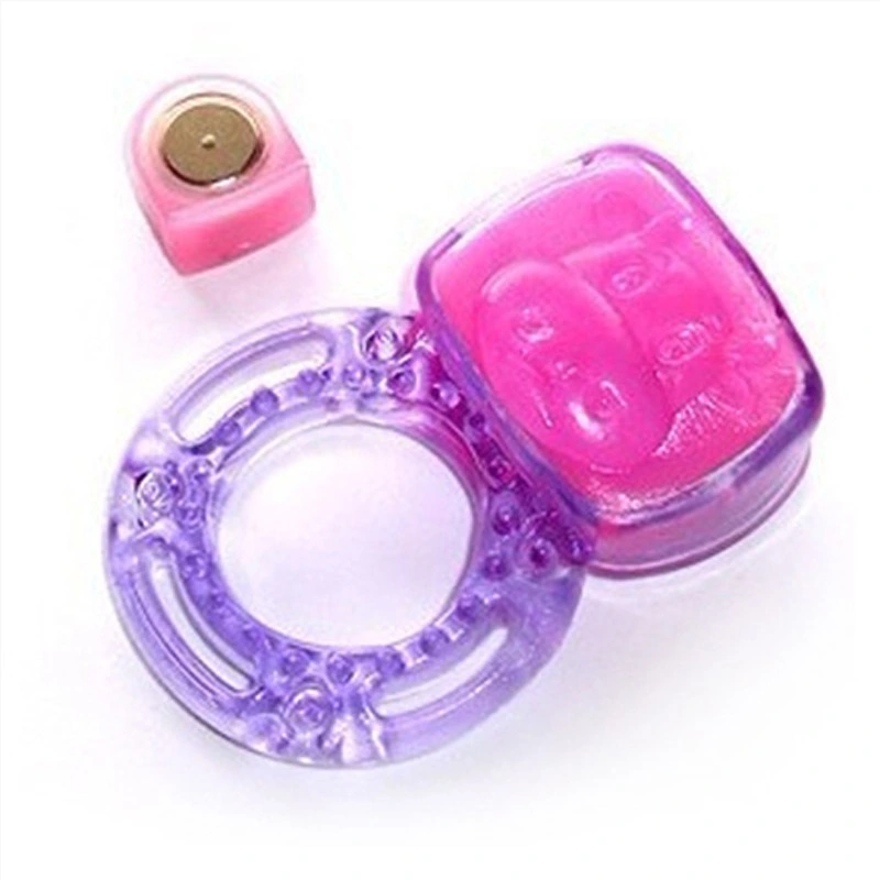 Vibrating Ring and Condom in Box Adult Sex Toy for Women