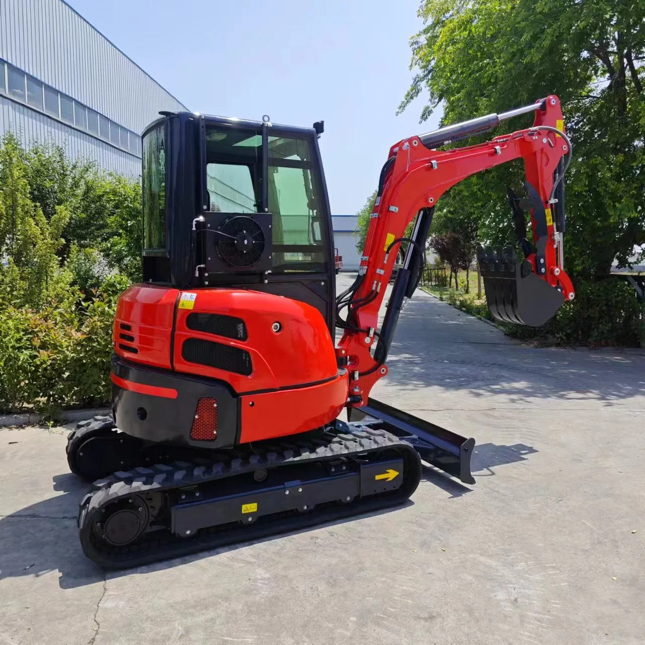 Excavadora Mini Digger de 3,5 toneladas máquina de embolgadora hidráulica de 3 toneladas Nueva Miniexcavadora de orugas para el hogar de 2,5 toneladas