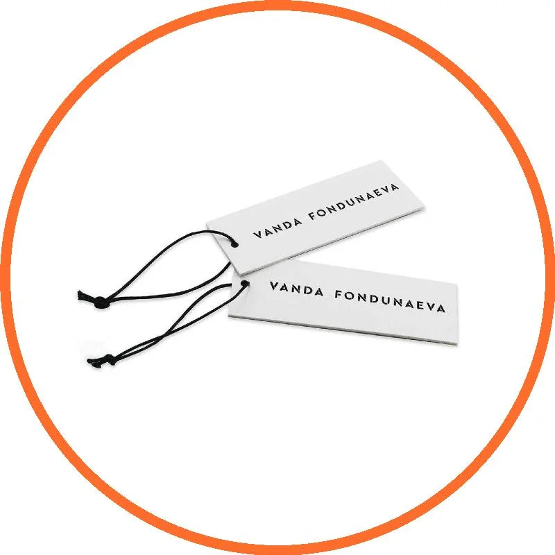 Promotion Custom Printed Brand Logo Metal Paper Plastic Letterpress Hang Tag NFC RFID Garment Clothing Jewelry Hang Tag