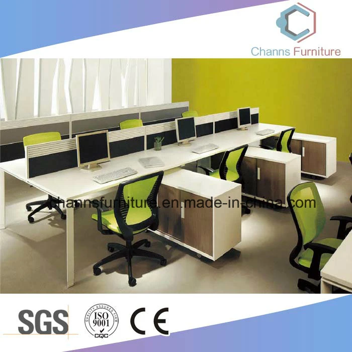 Hot Sale Straight Shape White Office Partition with Drawer CAS-W1858