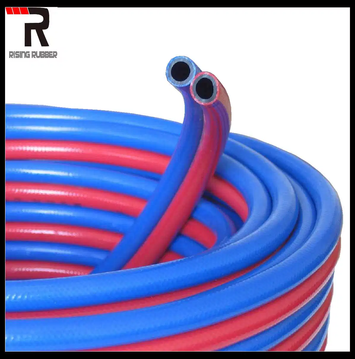 Hot Sale Length 20-100m Industrial Rubber Twin Welding Hose