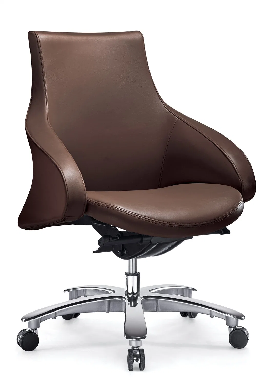 American Style Wholesale/Supplier PU Leather MID Back Office Desk Chair