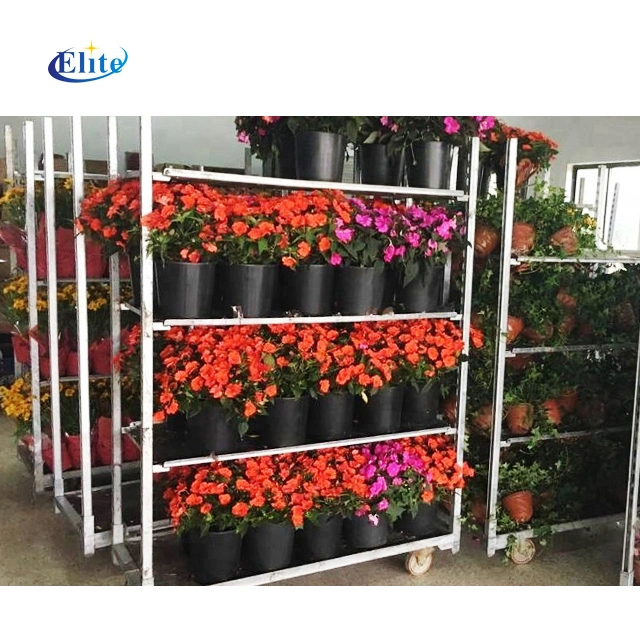 Half Cc Trolley Greenhouse Adjustable Height Garden Flower Seat