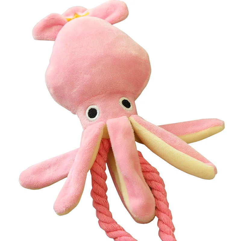 Forma de pulpo animal Mastique los juguetes