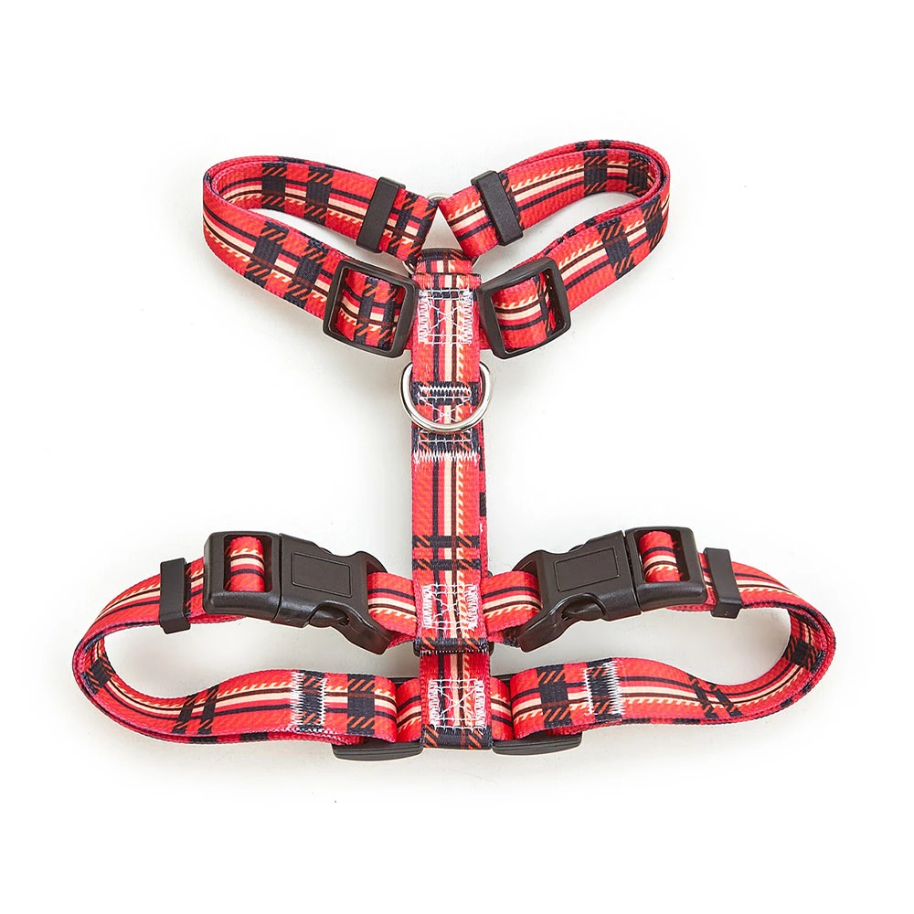 Factory Direct Custom Pet Print Harness Polyester Dog Strap Can Be Customized Logo OEM Pet Products.