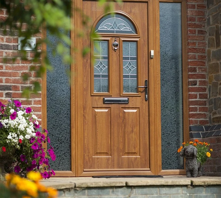 Luxury Solid Teak Wood Single Design Plain Bedroom Wooden Door