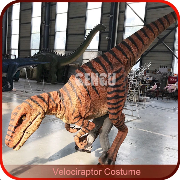 Raptor Dinosaur Costume Adult Walking Dinosaur Costume