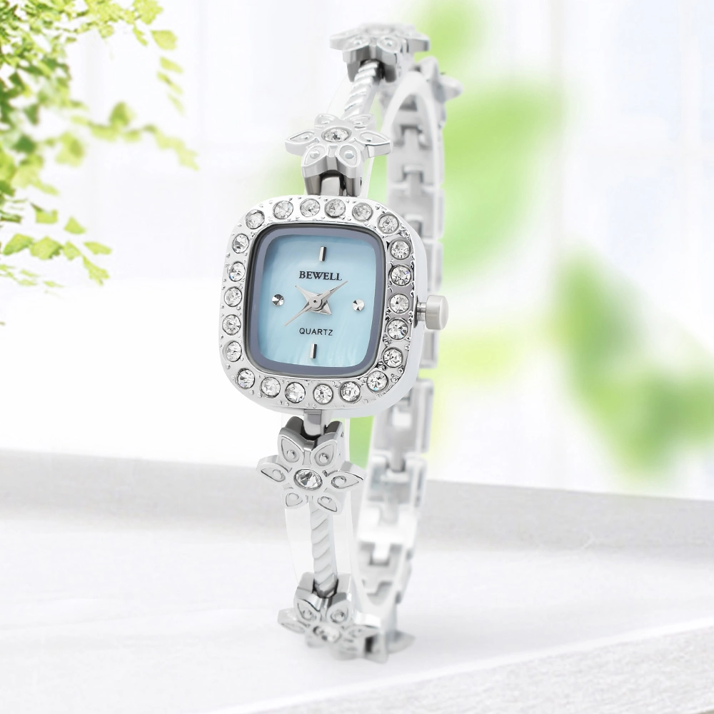 Factory Direct Sale New Arrival Luxury Diamond Alloy Watch with Bracelet Gift Set for Ladies