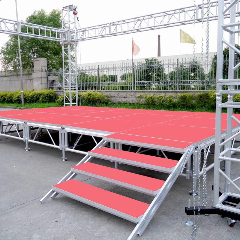 Aluminum Galvanized Steel Roof Truss DJ Lighting Truss for Stage