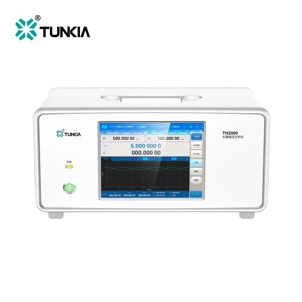 Analisador de tensão Vector de canal duplo de alta precisão TUNKIA TH2000 para calibração da potência de corrente de banda larga