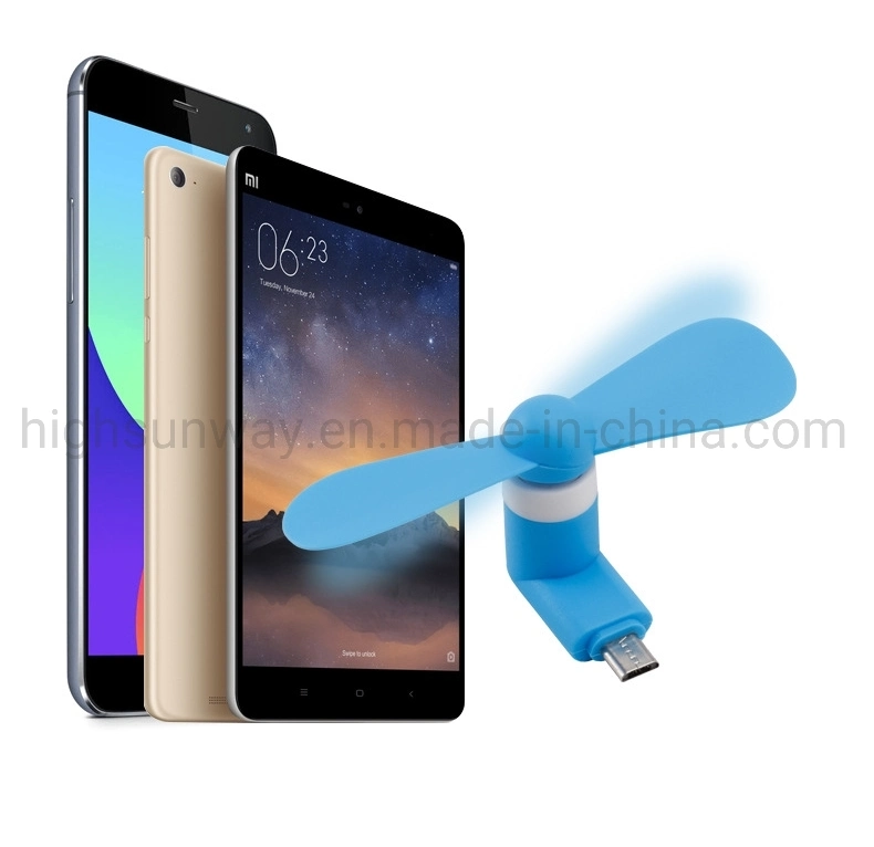 Portable Phone Mini USB Fan for Apple and Android Phones