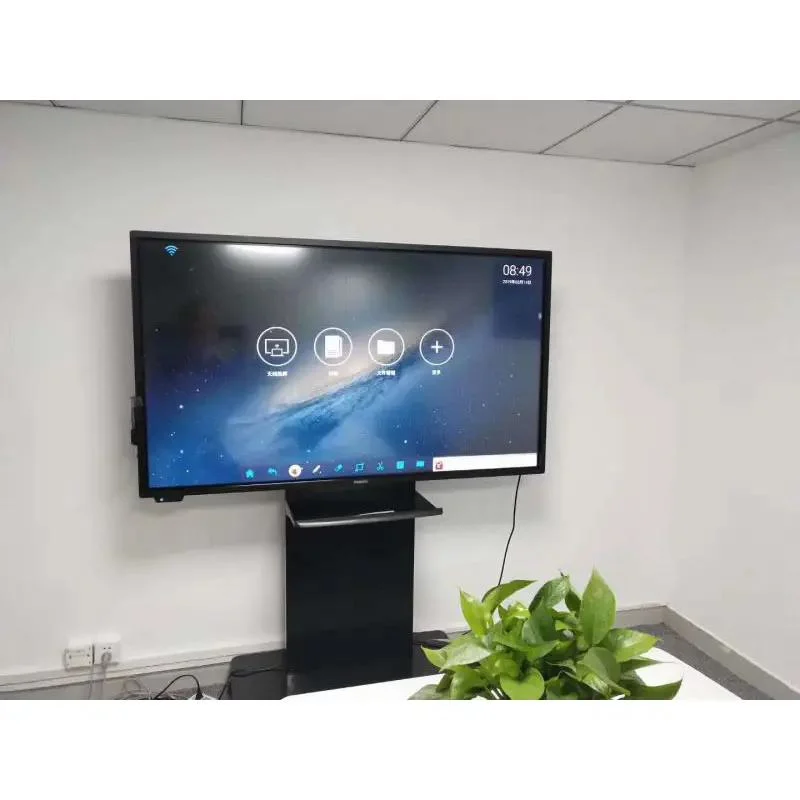 Pantalla LCD táctil a todo-en-uno interactivo PC de pantalla plana TV interactiva para la Sala de reuniones