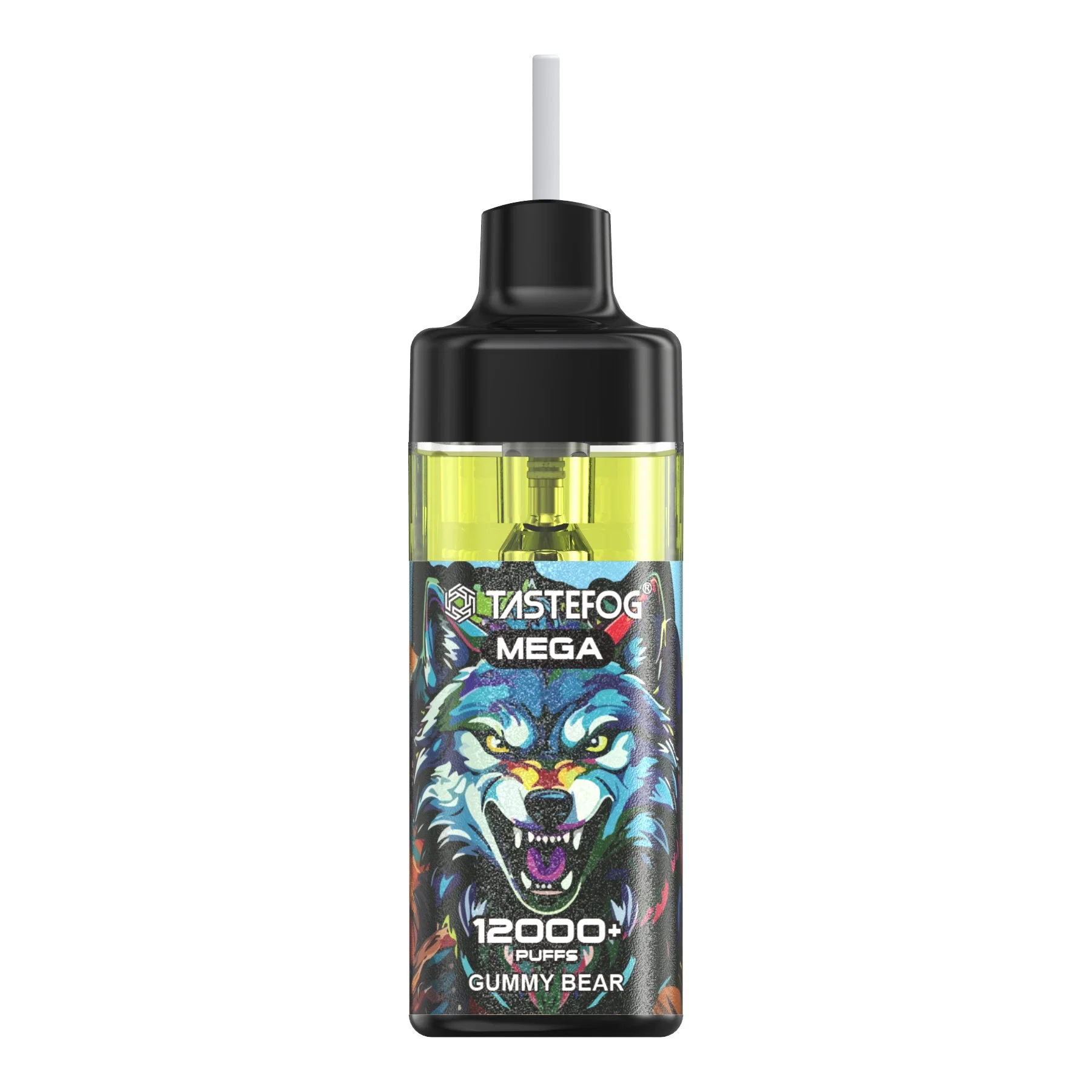 Newest E Cigarette Pod Tastefog Mega 12000+ Puffs Wholesale/Supplier Vape Pens with RGB Lights