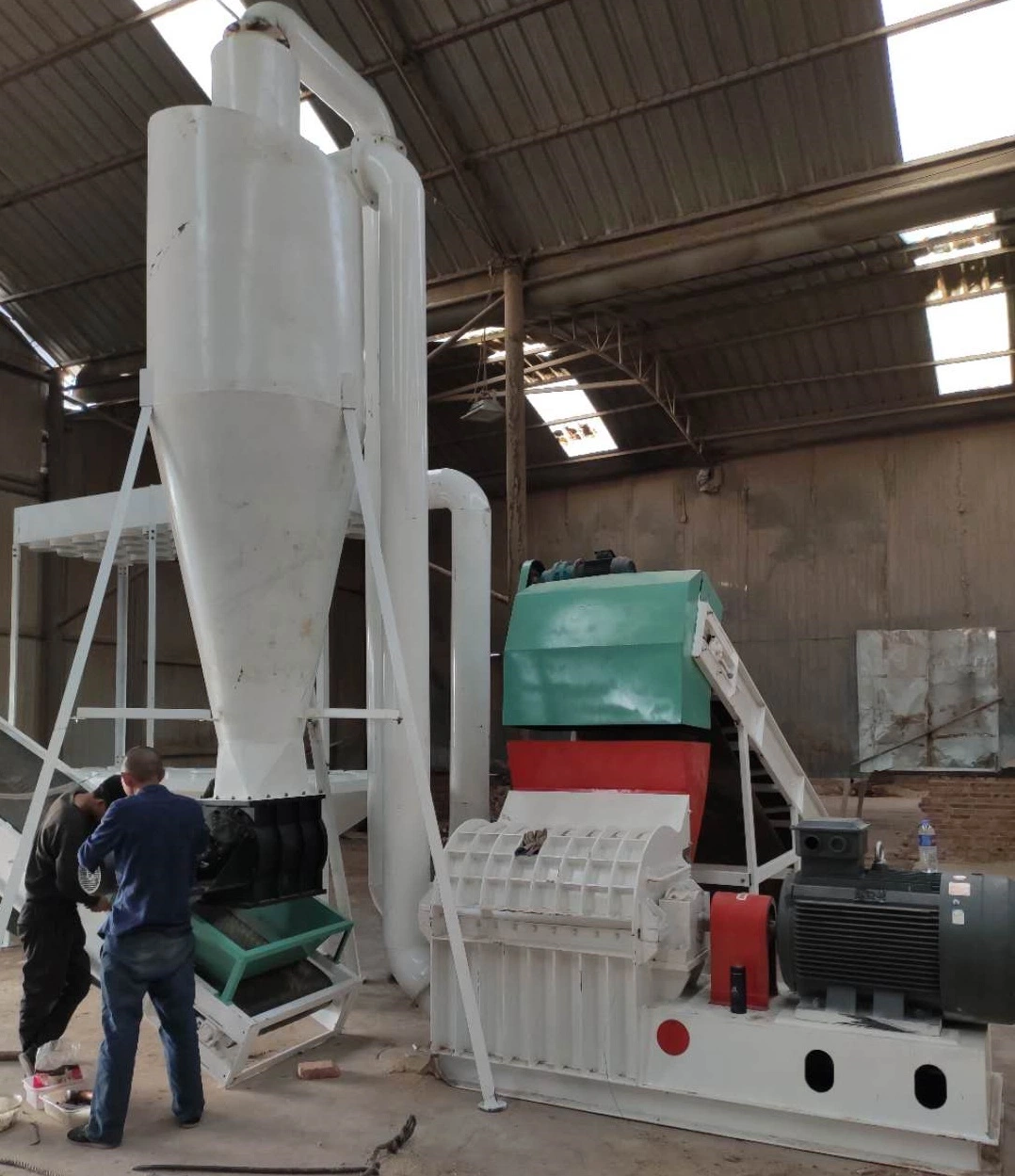 Big Capacity Wood Straw Cocoa Nut Hammer Mill Used for Pellet Production Line