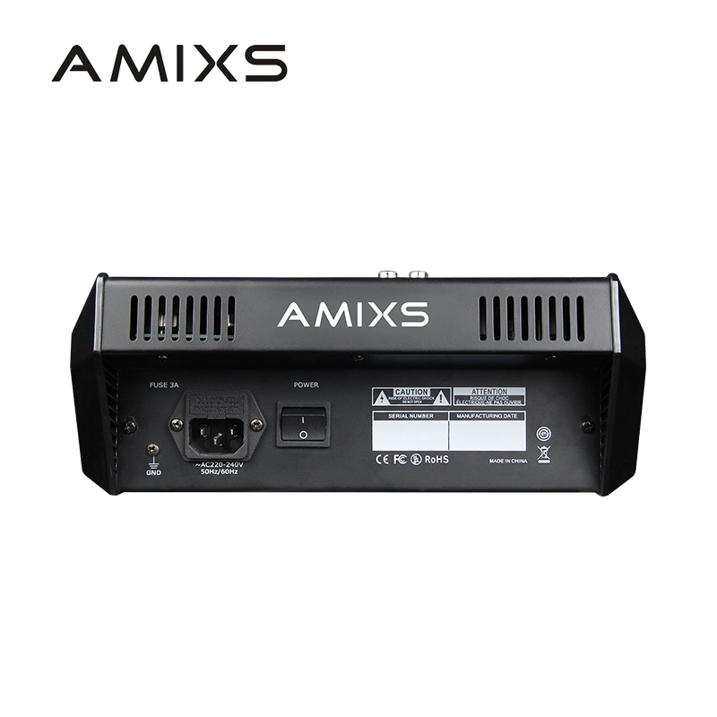 Amxis T6 de canal 6 Mezclador de audio