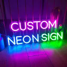 2022 Chinafactory Custom Made RGB Acrylic LED Flexible Wedding Neon Sign