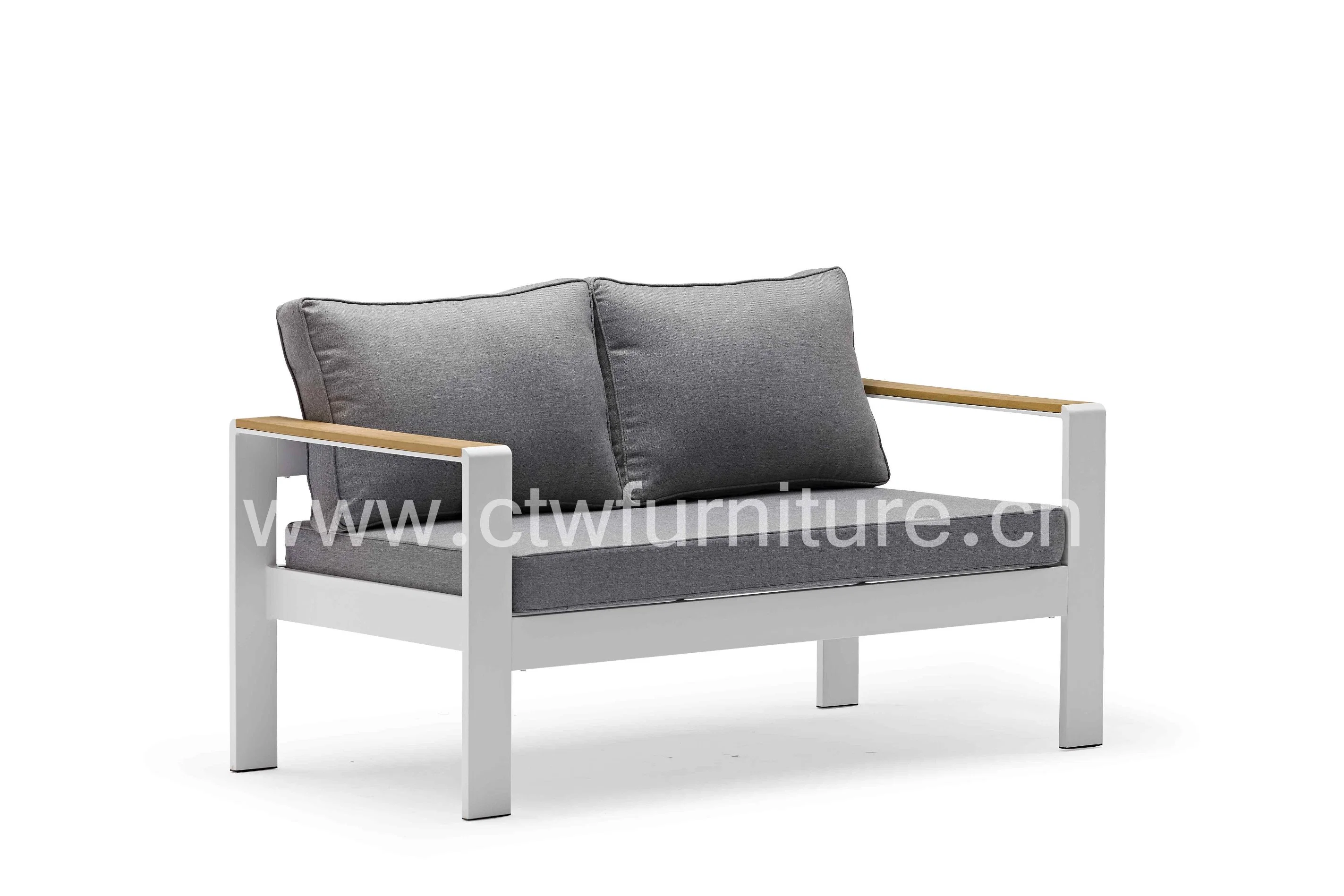 Kunststoff Holz Aluminium Rahmen Sofa Möbel Garten Balkon Sofa