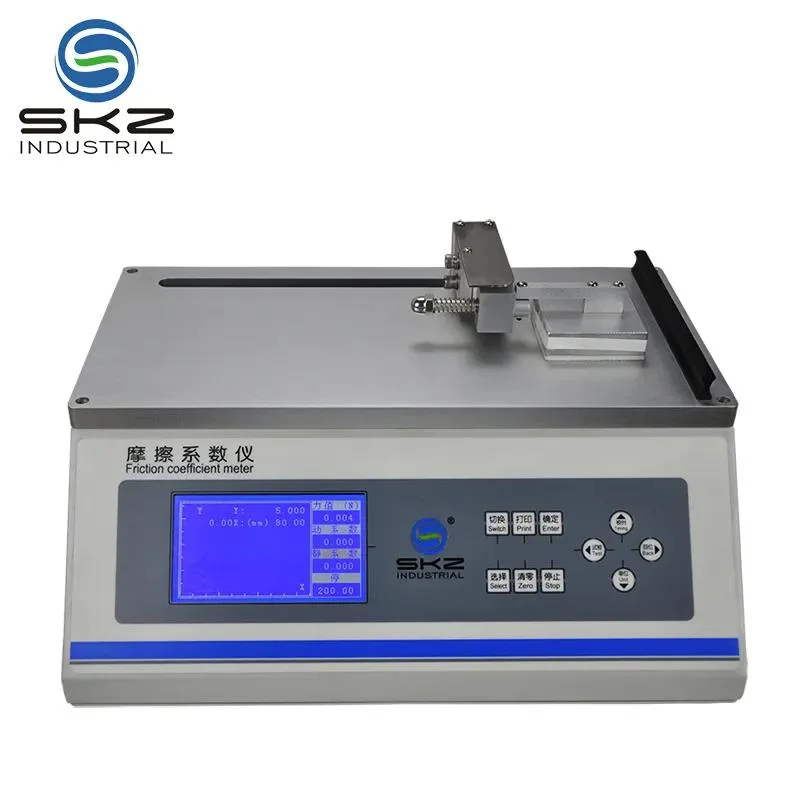 Skz1011 Cof Test Meter Friction Coefficient Tester Price Plastic Film ISO8295 Coefficients of Friction Apparatus