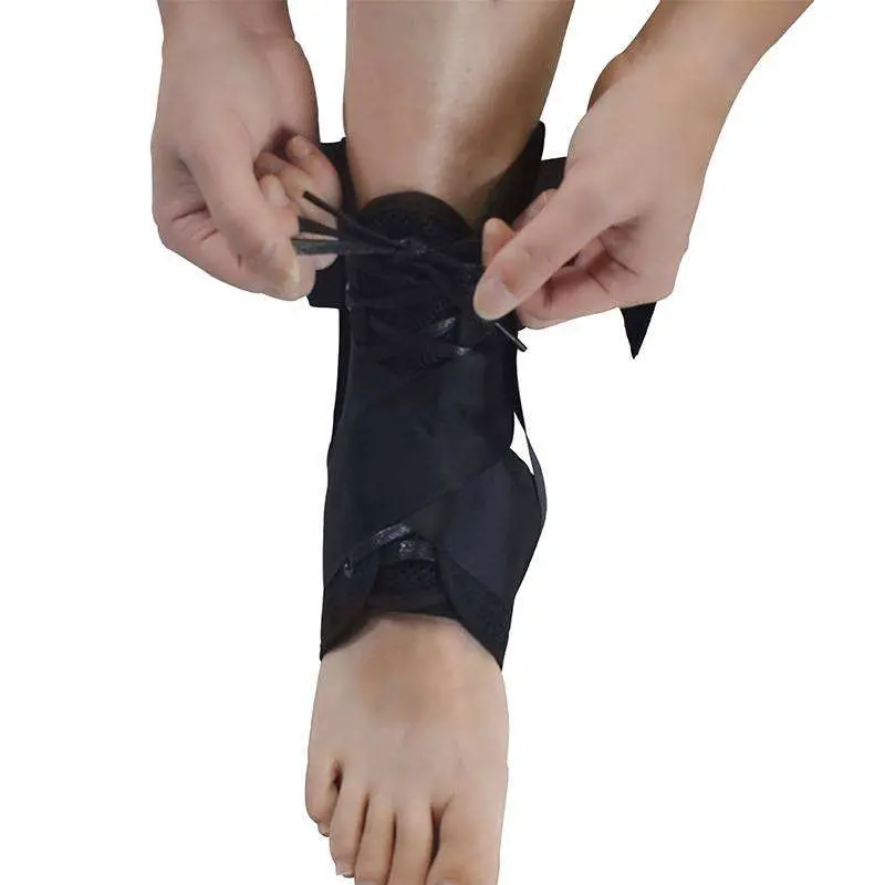 Adjustable Ankle Brace Lace up Ankle Support for Ankle Pain Sprain Guard Strap Brace