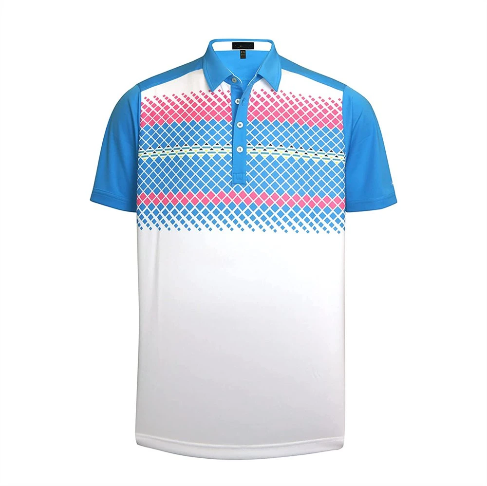 Wholesale Custom Design Sublimation Polo Shirts Polyester Sportswear