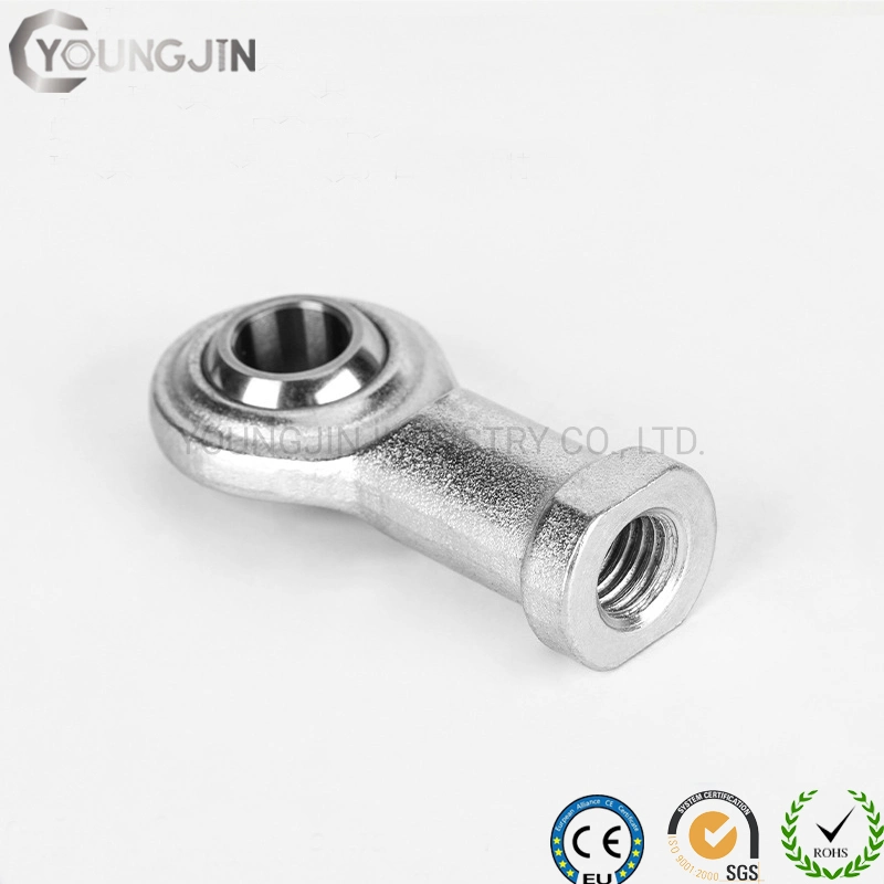 Stainless Steel Spherical Joint Bearing Female Rod End Bearing Large Load Capacity