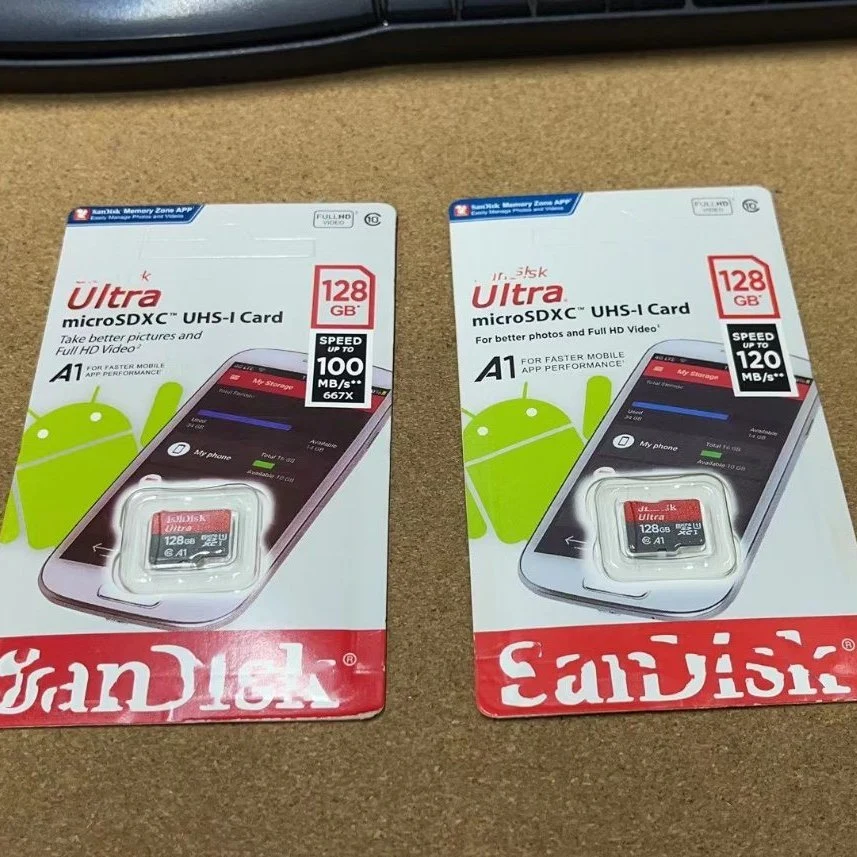 TF SD ORIGINAL DE 2 GB, 4 GB, 16 GB, 32 GB, 128 G Velocidade Class10 para um cartão de memória de velocidade única de 100 MB/S.