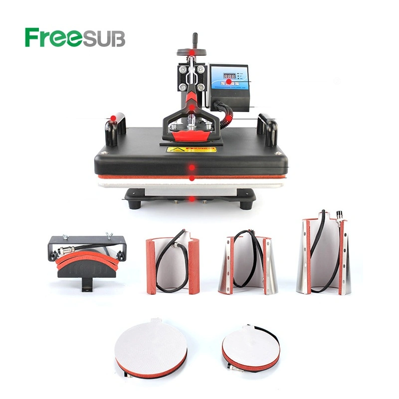 Directly Factory South America Hot Selling 8 in 1 Combo Heat Press Machine