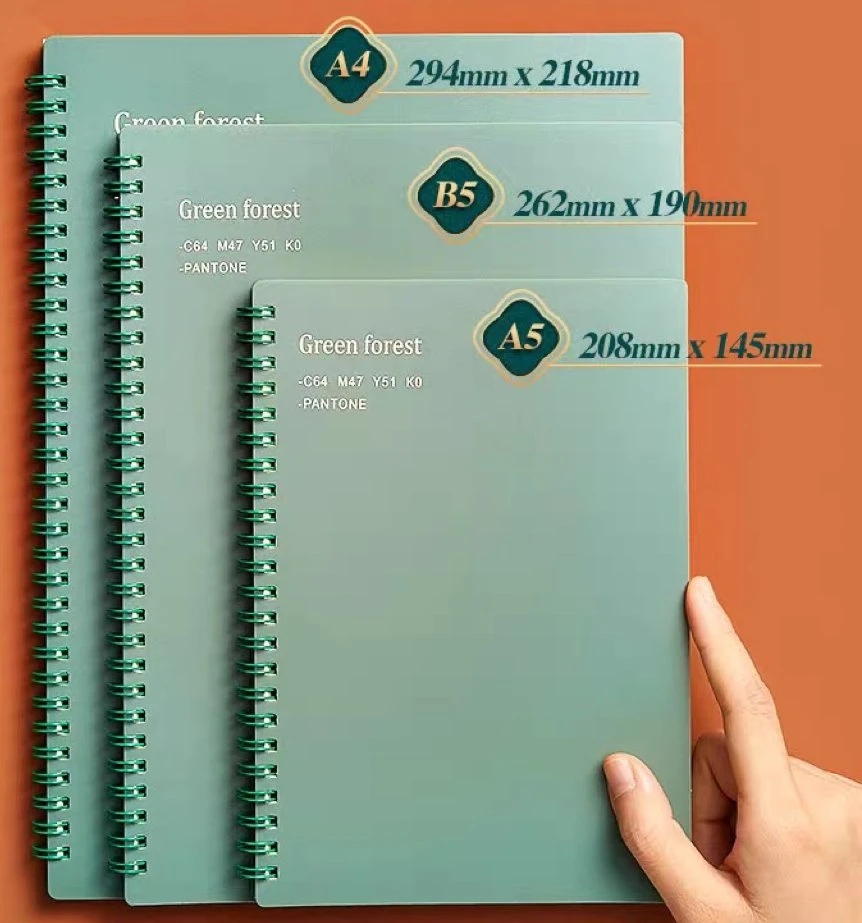 Book Print Book Printing A5 Note Book Binder Spiral Notebook High quality/High cost performance 