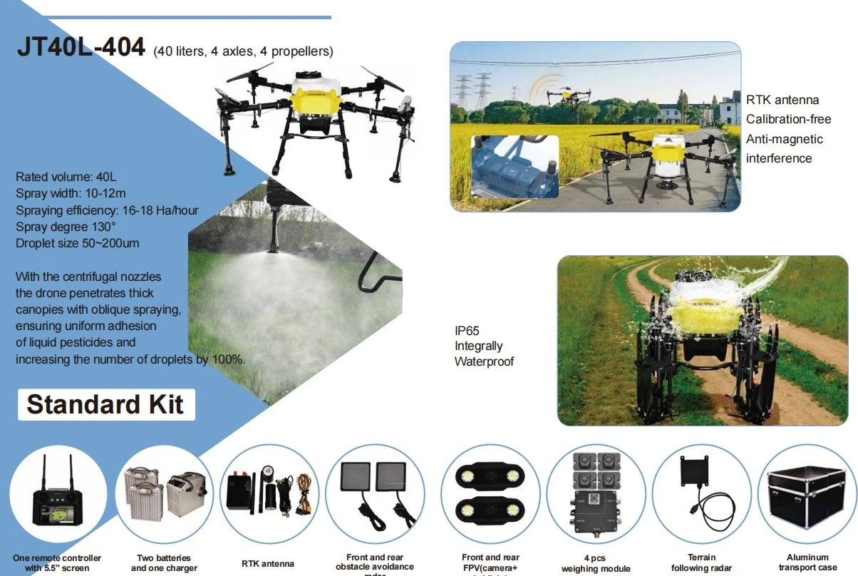 Customized OEM Agricultural Spraying Drone Manufacturer/Supplier/Factory