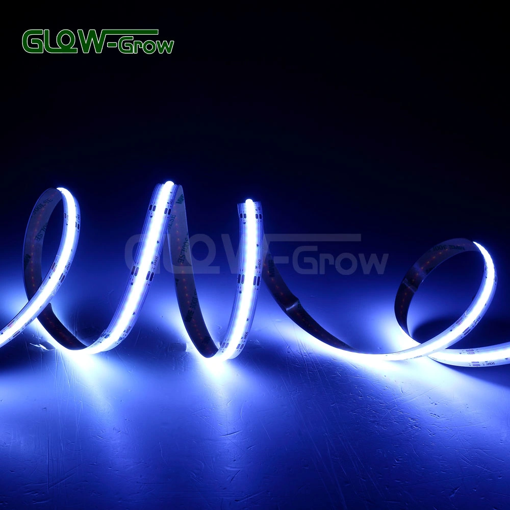 Indoor Use 5m 14W/M LED RGB COB Strip Light with Multicolors and Multifuctions