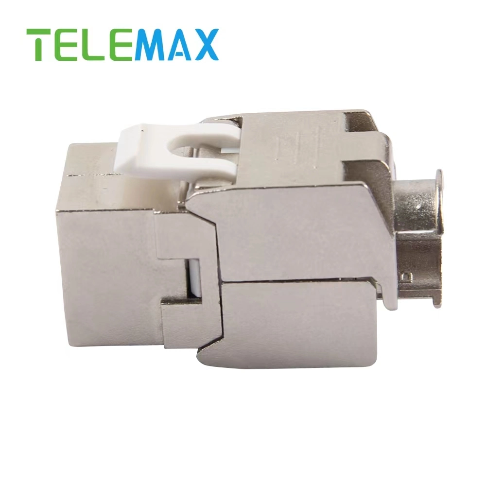 Conector hembra Keystone RJ45 FTP CAT6 CAT6A apantallado Conector