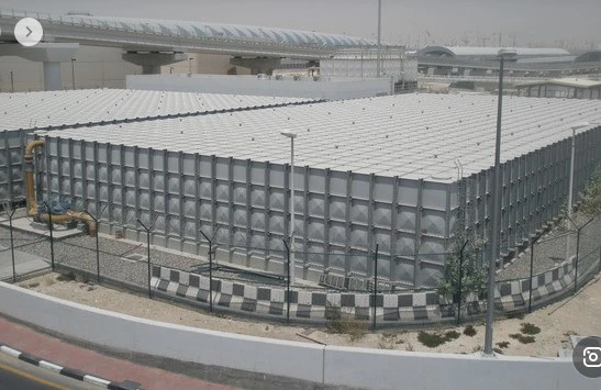 Dernières technologies fabriquent des réservoirs modulaires de grande capacité pour le stockage de carburant dans les fermes piscicoles.