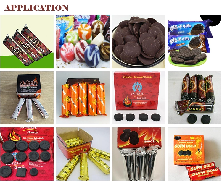 Kissen Verpackung Tasche BBQ Holz Hookah Kohle Shisha Kohle Kohle Horizontale Verpackungsmaschine