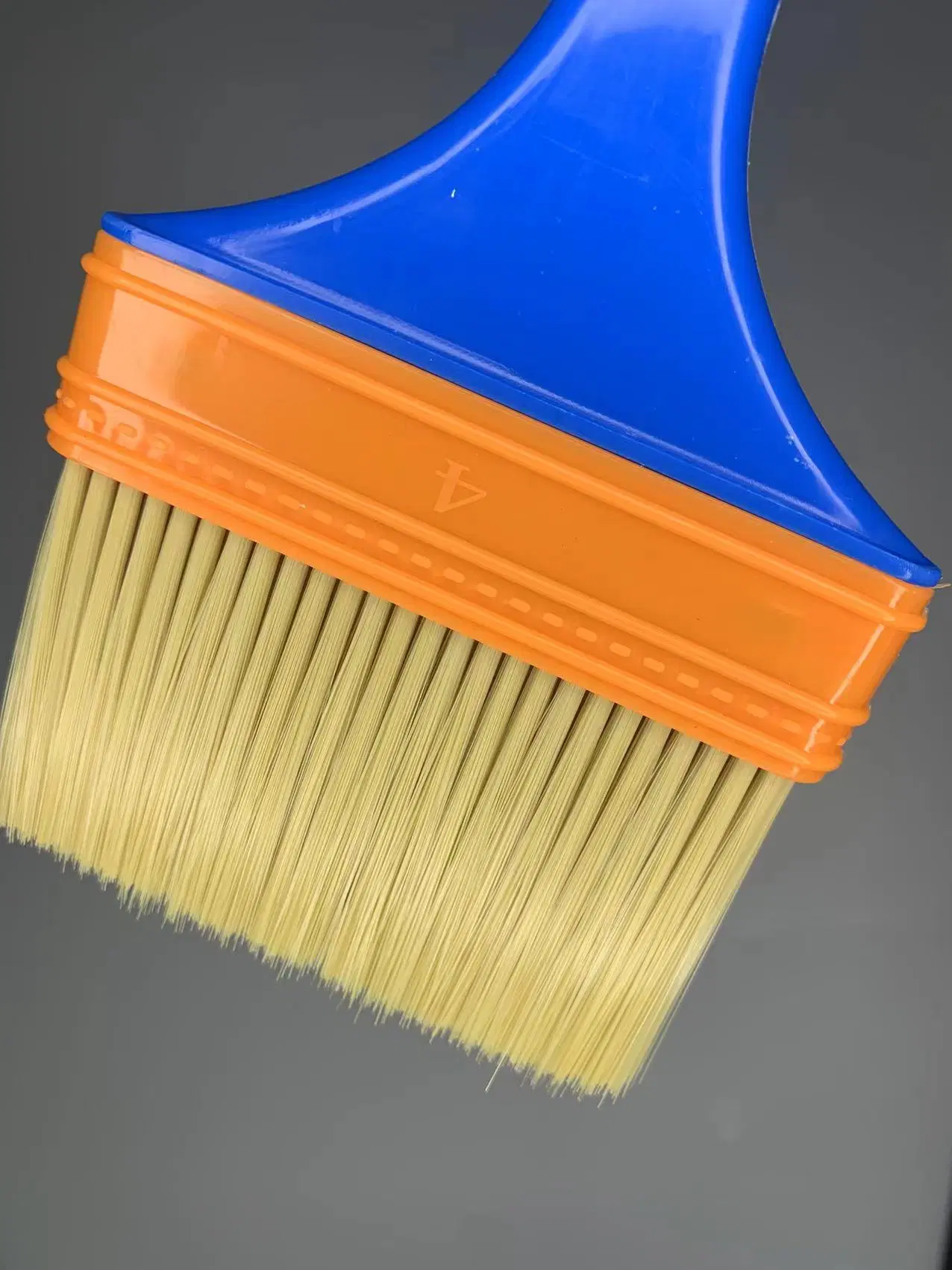 No. 01customized Blue Plastic Handle Plastic Wire Brush 3 Inch for FRP Laminating