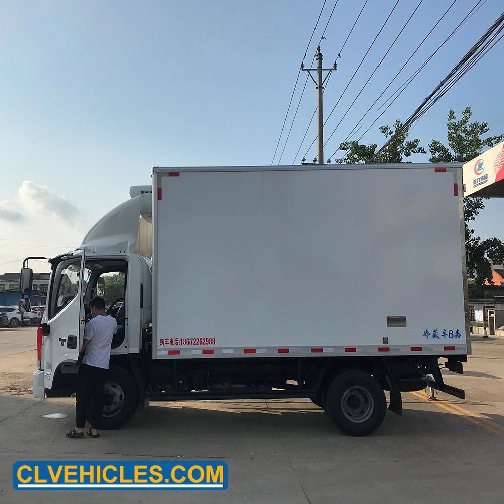 Foton 4X2 5ton frigorífico cuarto frío congelador frigorífico Van camioneta de carga