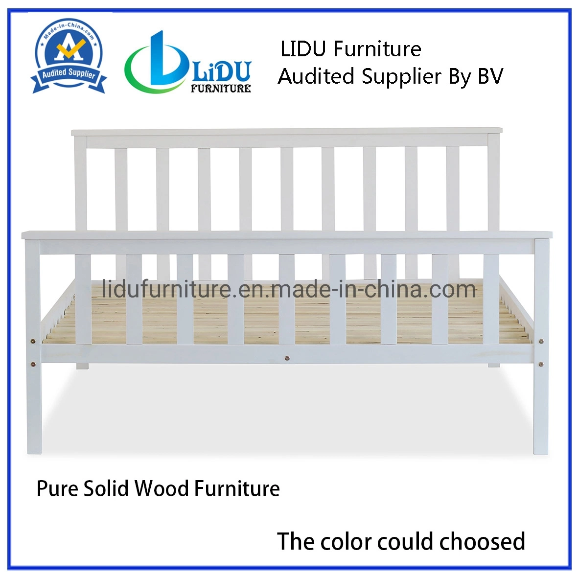 New Design China Manufacturer Wood Bed Unique Designer Bed