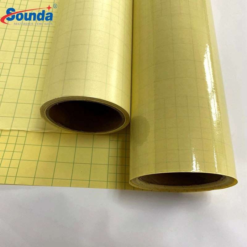 Self-Adhesive Glossy PVC Cold Laminating Film Roll Waterproof & UV-Resistant