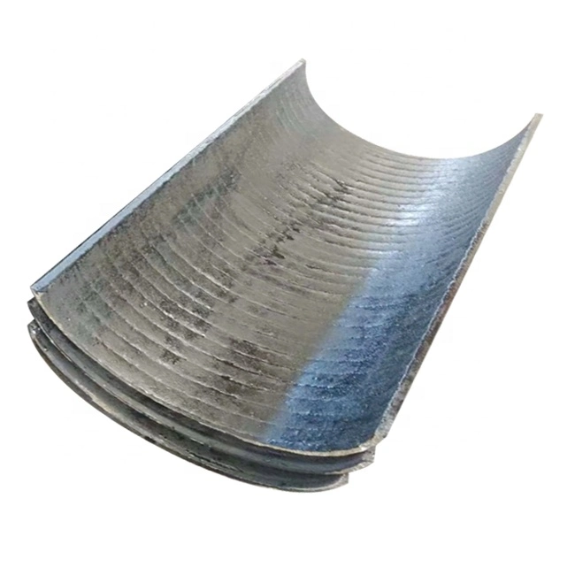 Chromium Carbide Hardfacing Overlay Wear Plates for Hopper/Chute