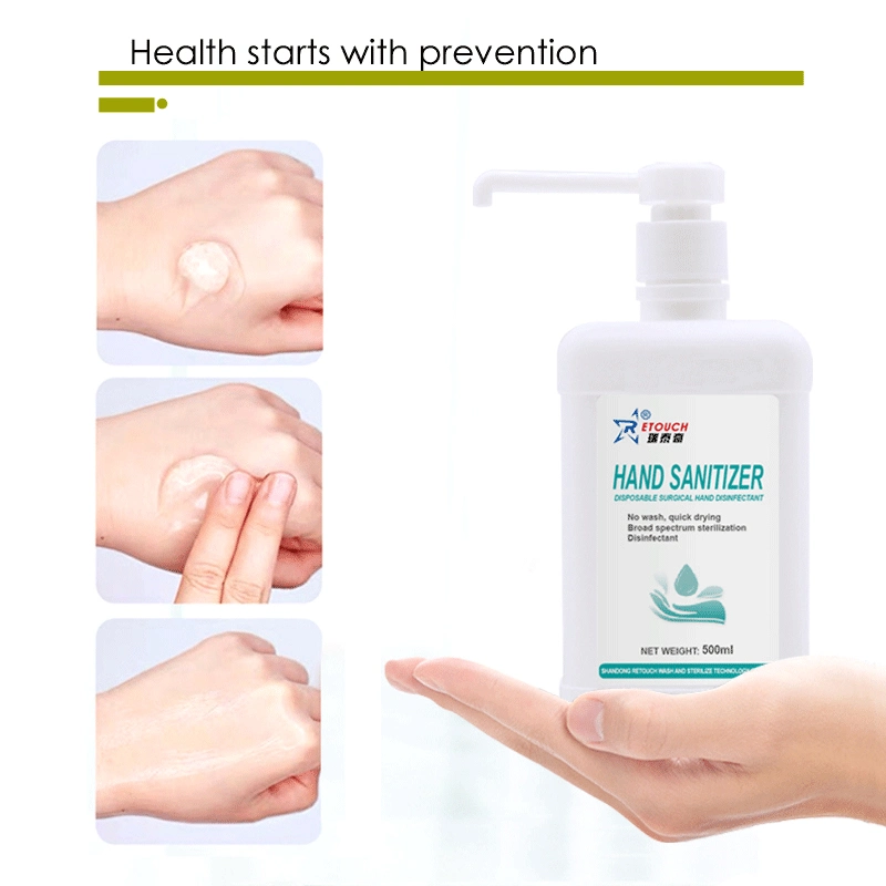 Instant 75% Ethyl Alcohol Hand Sanitizer Gel for Family Household Disinfection