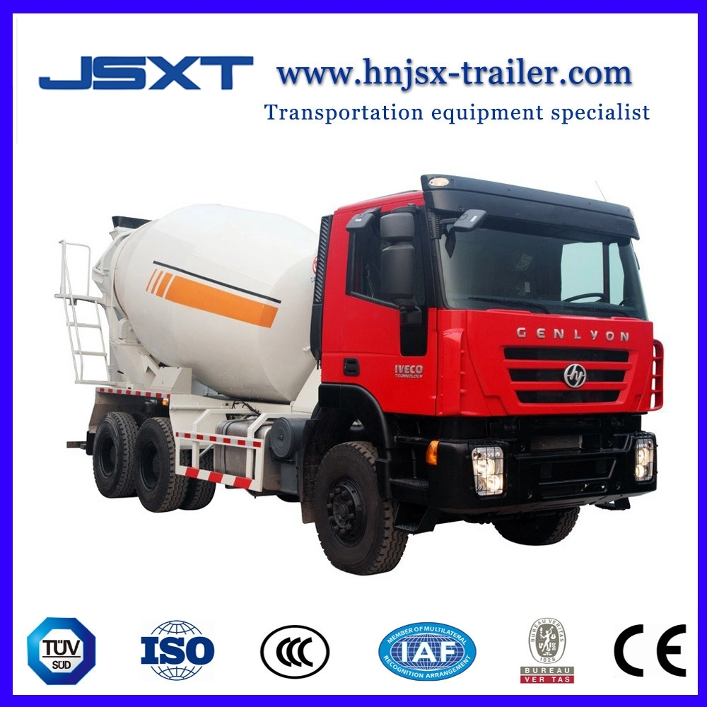 Jushixin Genlyon 6*4 380HP Concrete/Cement Mixer/Mixing Truck/Tractor/Equipment