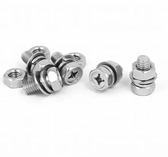 DIN7991 Stainless Steel Combination Hex Bolts Nuts and Washers