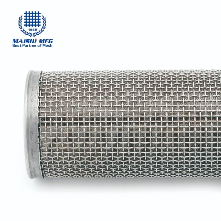 Customize 304 Stainless Steel Wire Mesh Cylinder Filter