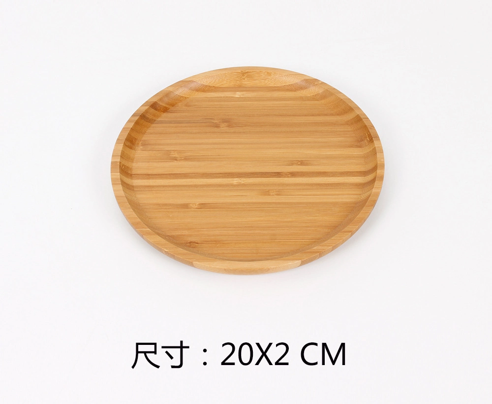 Hot Selling Chopping Bpard Natural Color Simple Fast Food Cookies Beech Wood Wooden Bamboo Serving Rolling Tray