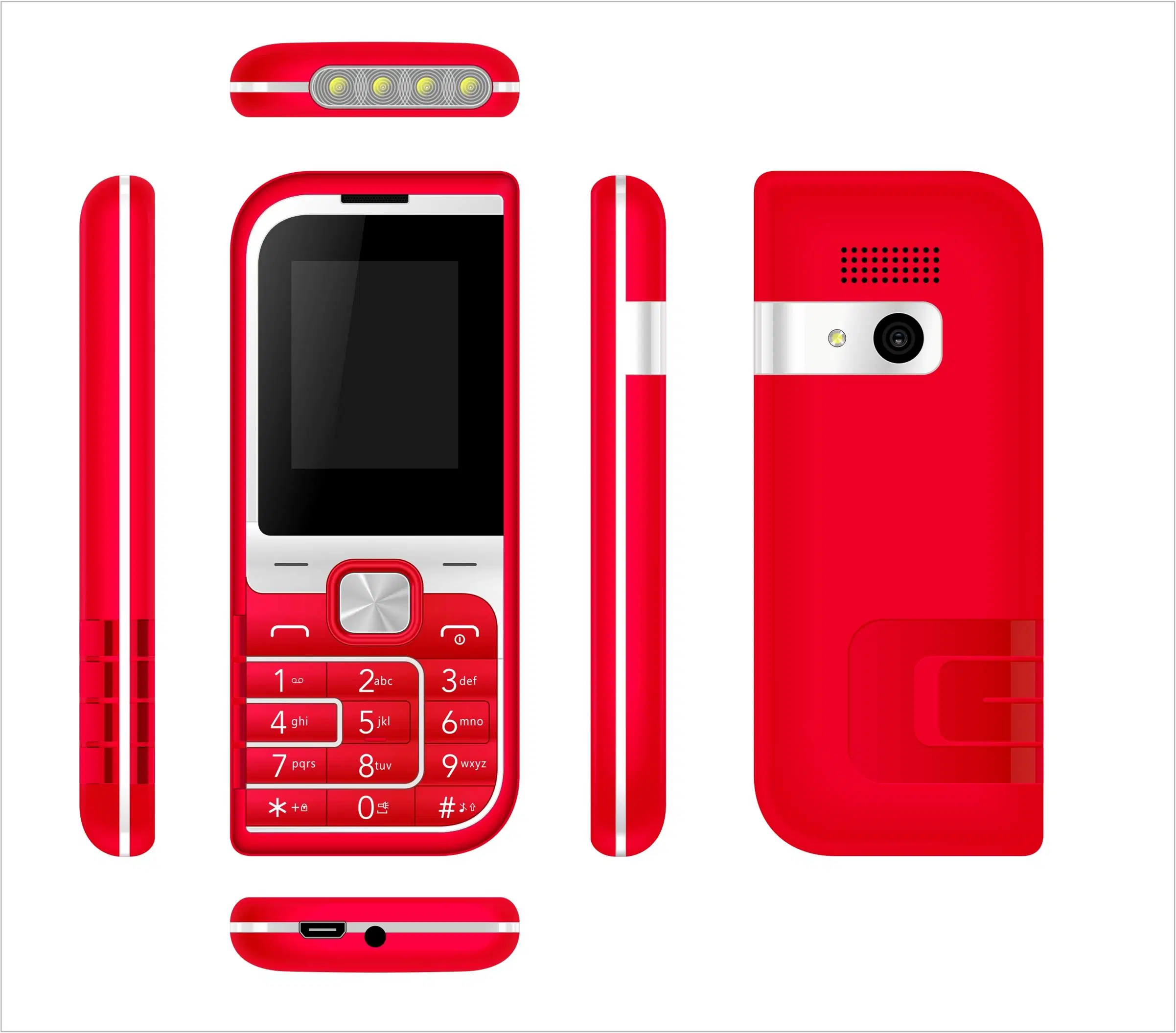 1.77&quot; 3 SIM Card Mini Size Slim Design Feature Phone