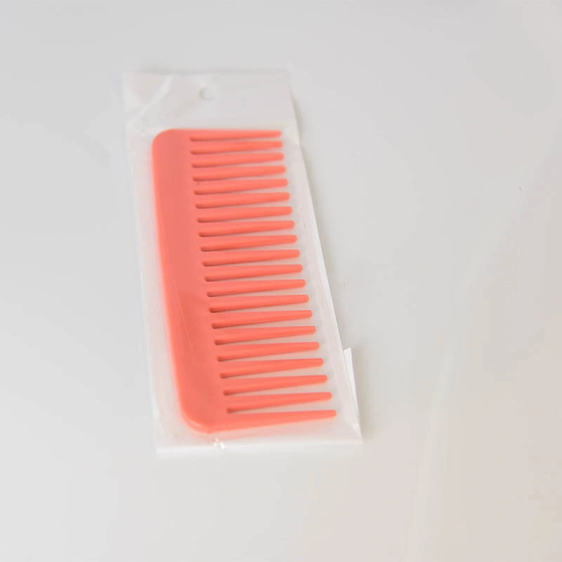 Wholesale/Supplier Private Logo Plastic Wide Tooth Straightener Styling Wet Comb Hair Brush