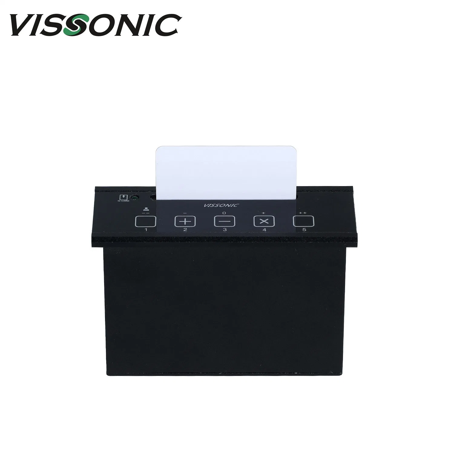 Vissonic Audio Video Conference System Digital Flush Mount Voting Unit with IC-Card Reader