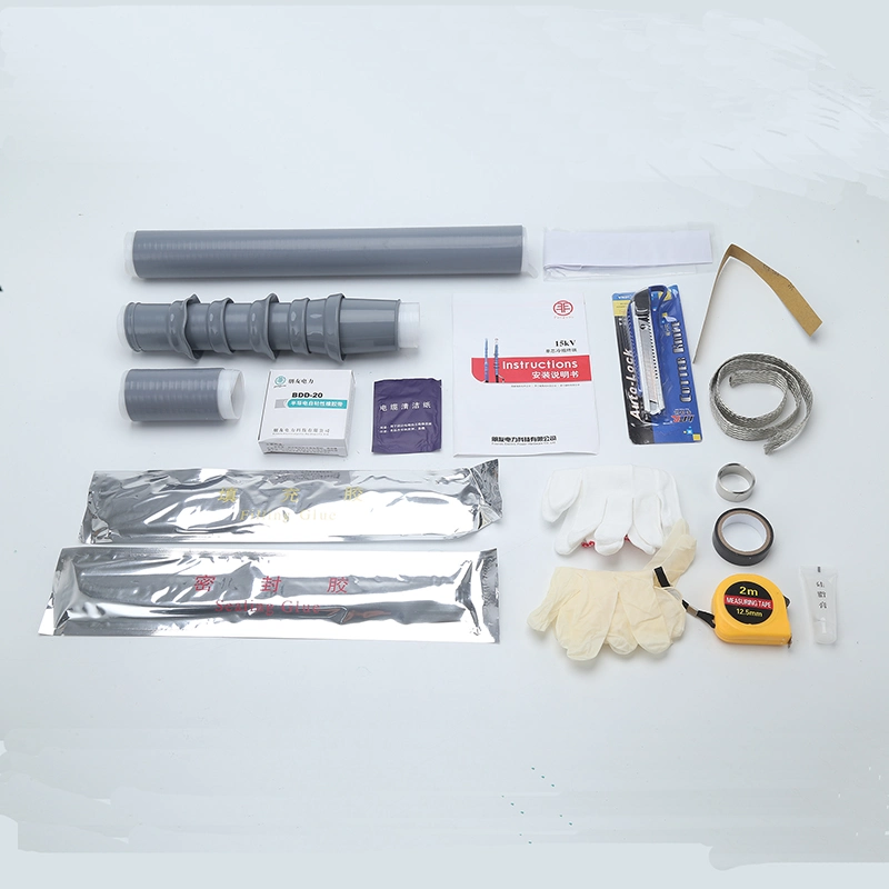 10kv Single Core Silicone Rubber Outdoor Cold Shrink Tube Shrinkable Cable Accessories and Termination Kits