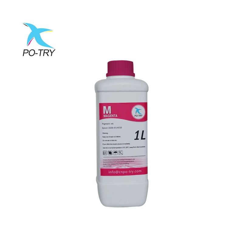 Magenta OEM tintas de impresión en blanco basado en agua para Epson L1800 1000ml de tinta Dtf